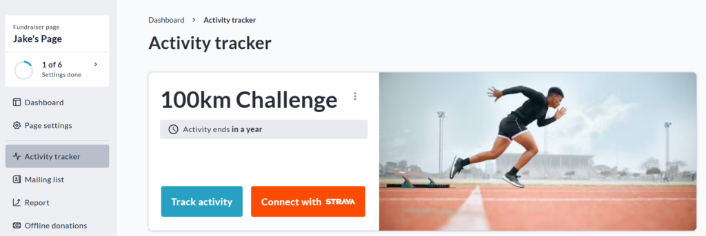 Activity Tracker Dashboard